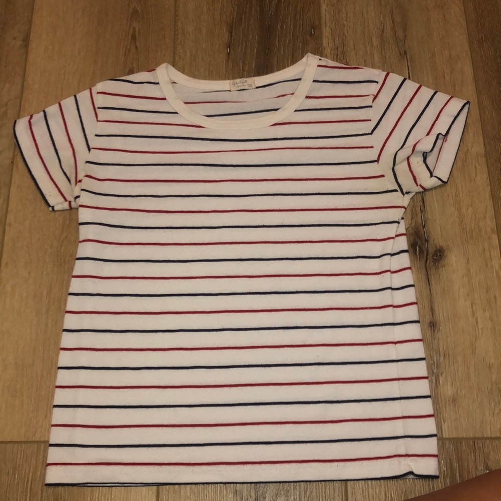 Red white and blue brandy melville t-shirt